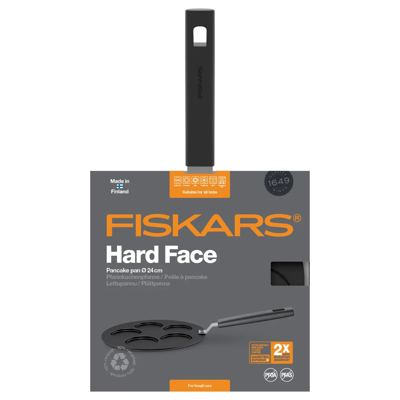 Padella per pancake Hard Face , 24 cm Fiskars