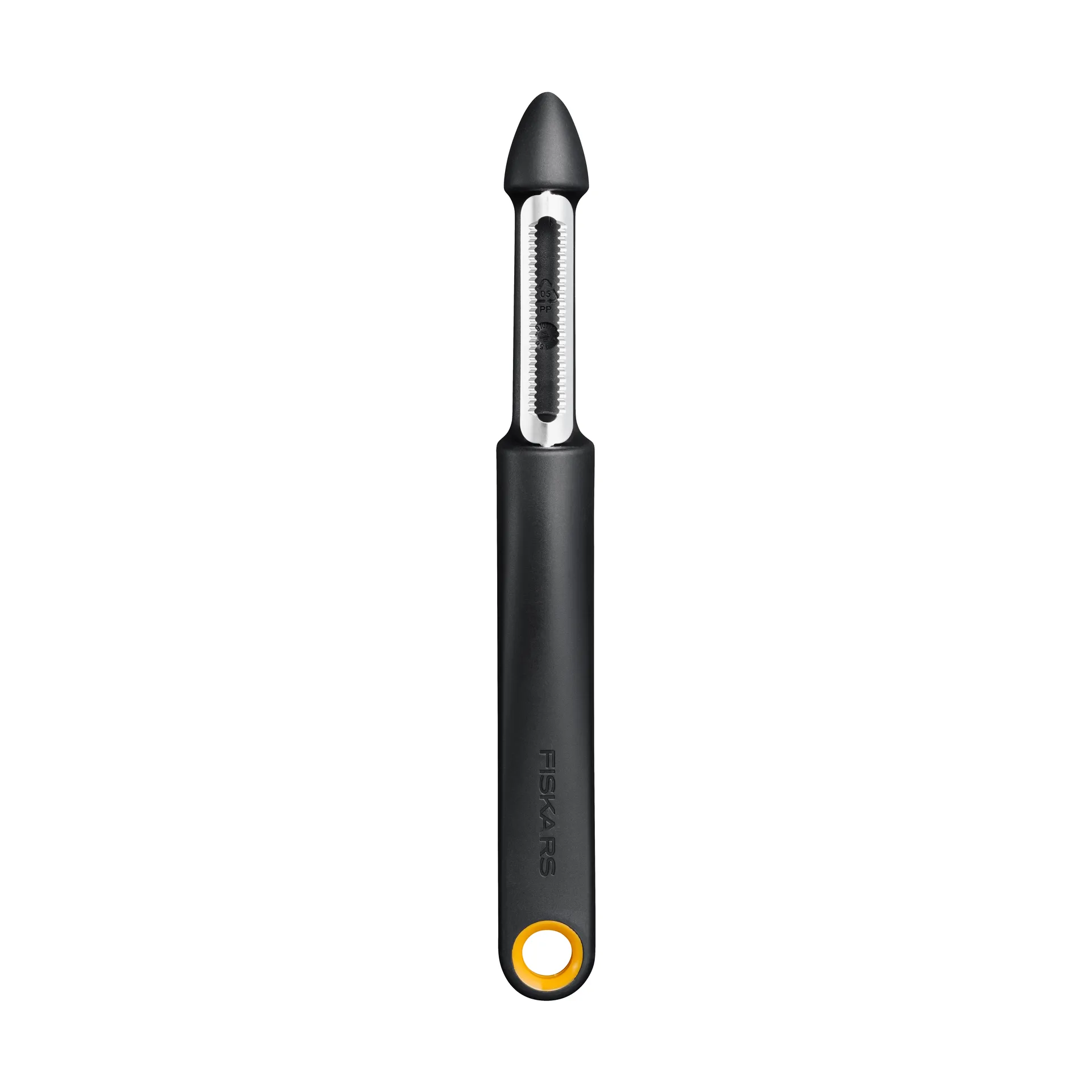 Pela verdure Functional Form, Nero, pelapatate, lama mobile Fiskars