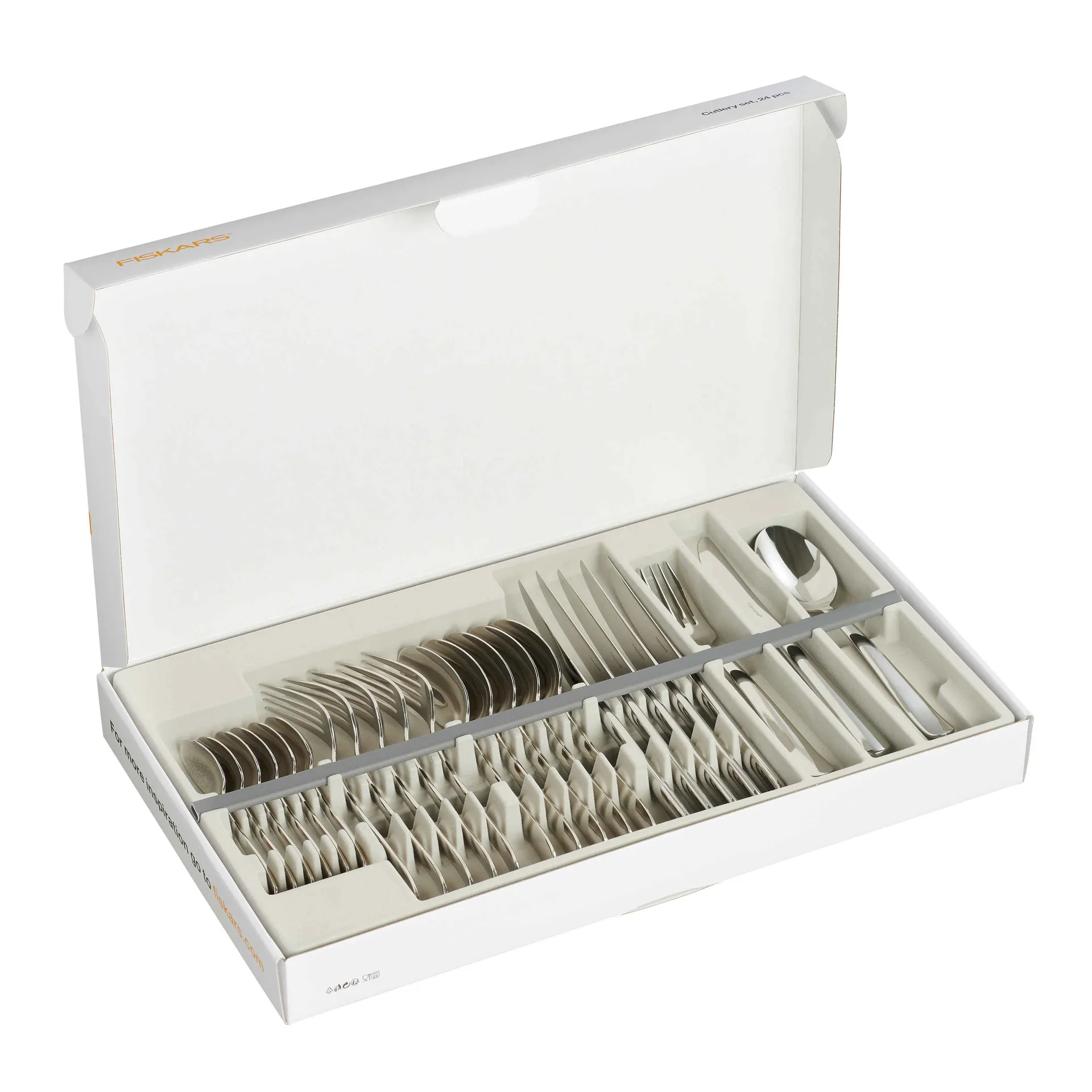 Posate lisce Functional Form, 24 pezzi Fiskars