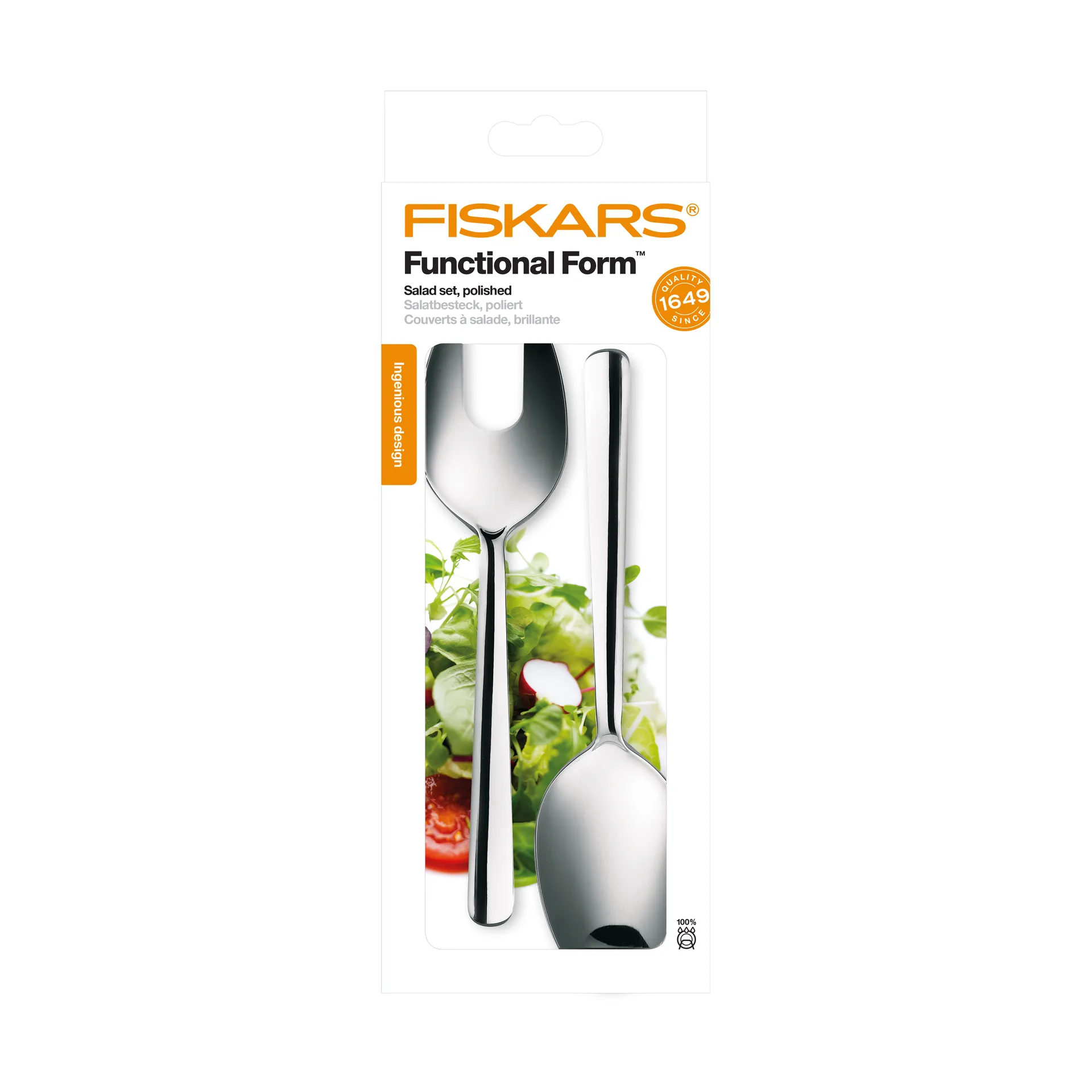 Posate per insalata Functional Form 2 pezzi, Vuoto Fiskars