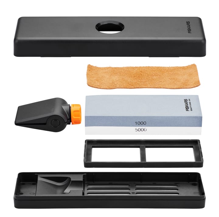 Set per affilare i coltelli Fiskars - nero-arancione - Fiskars