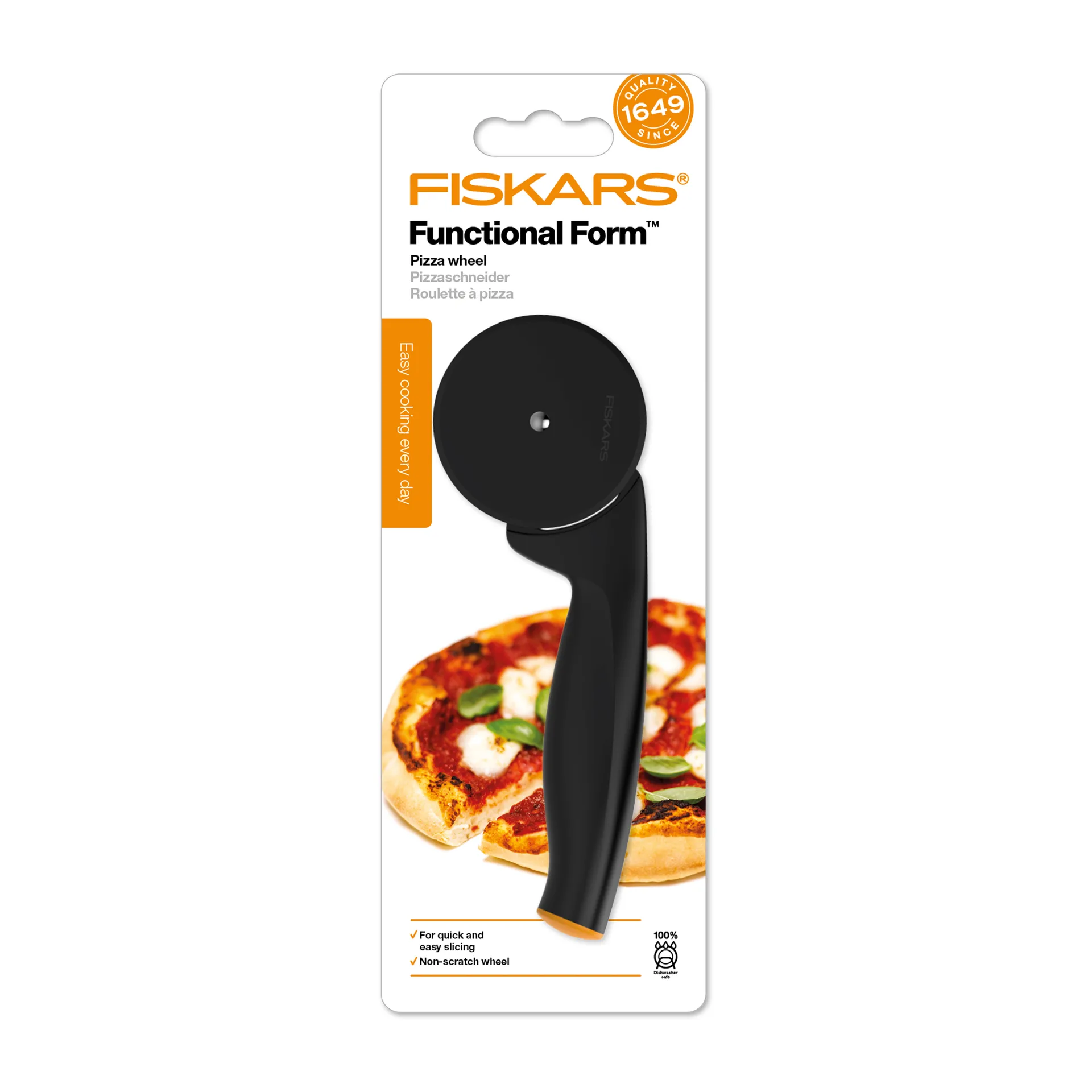 Tagliapizza Functional Form, Nero Fiskars