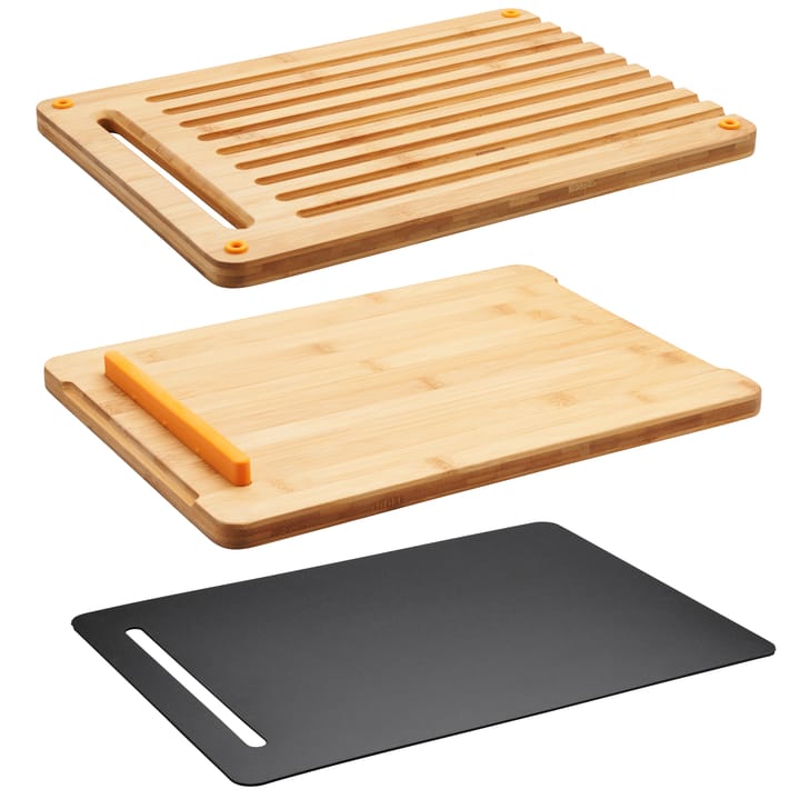 Tagliere Functional Form 3 pezzi, bambù-plastica Fiskars