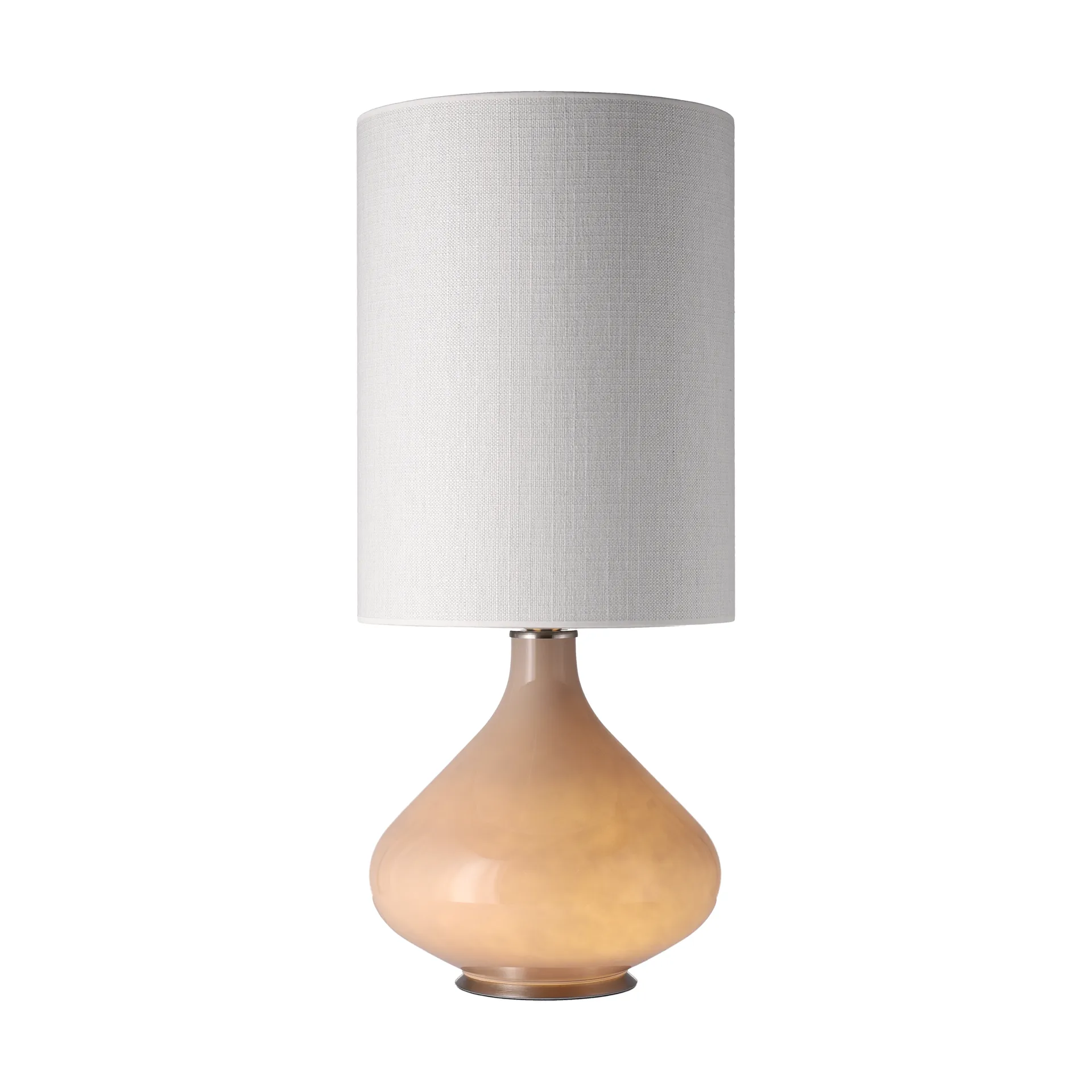 Lampada da tavolo Flavia con base beige, Babel Beige L Flavia Lamps