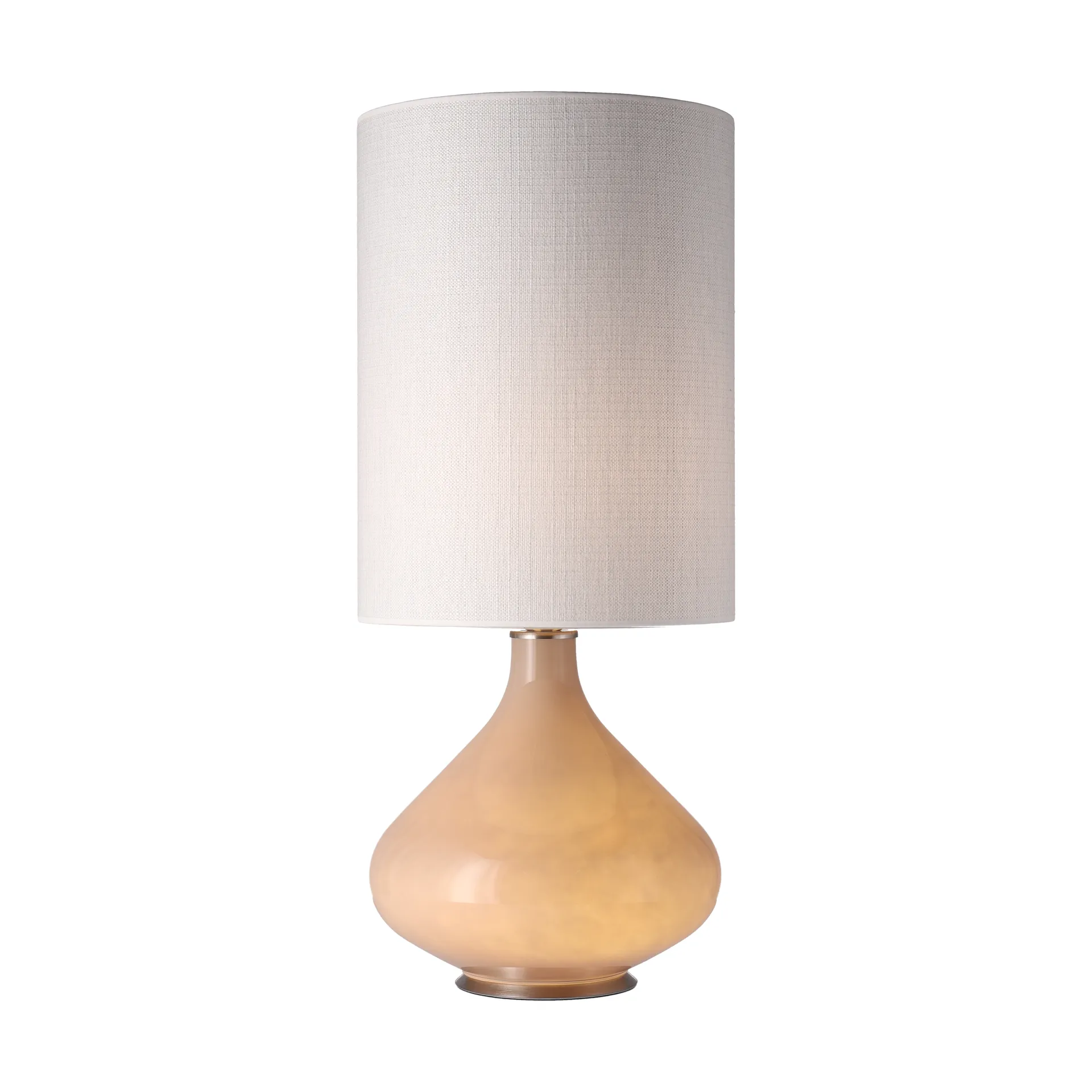 Lampada da tavolo Flavia con base beige, Babel Beige L Flavia Lamps