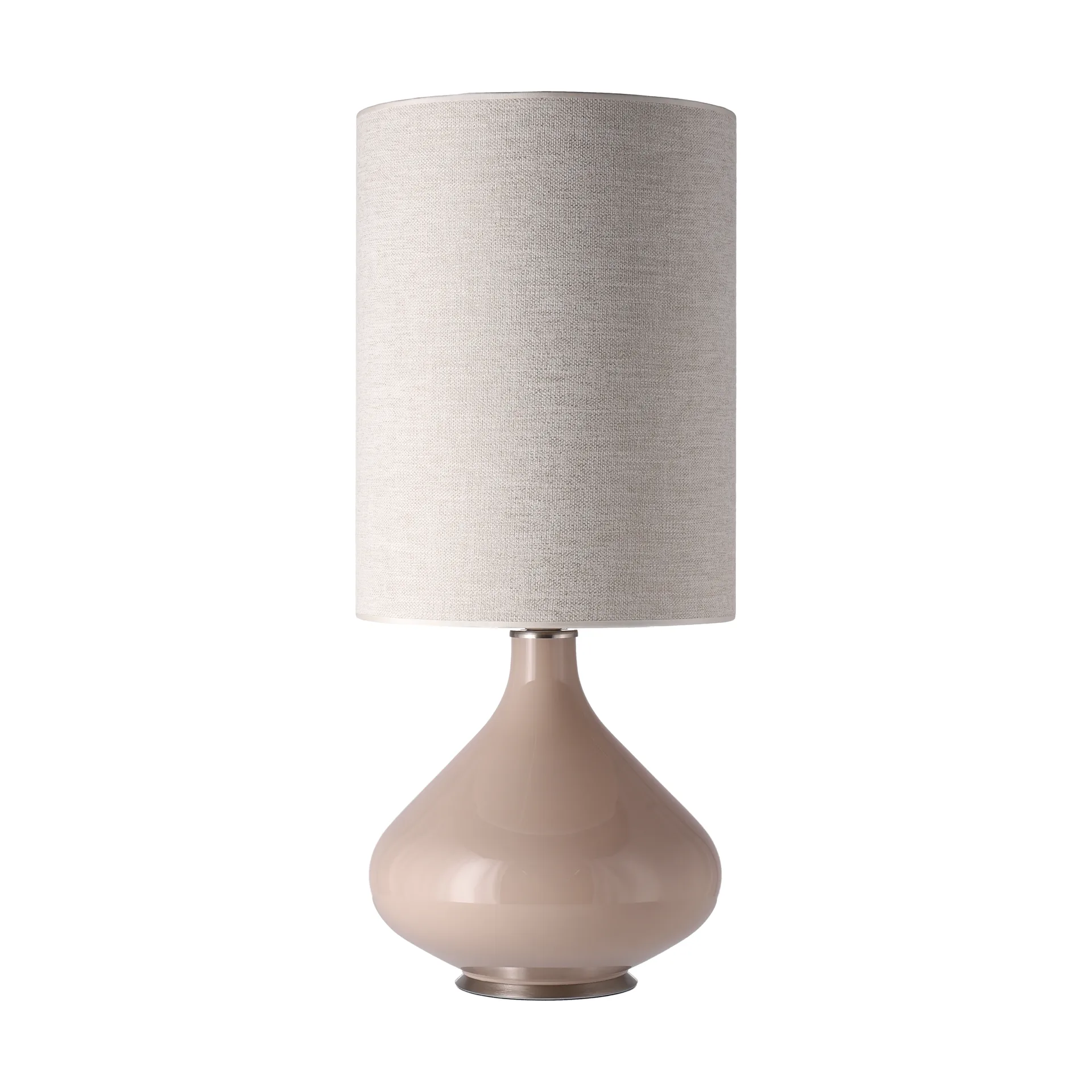 Lampada da tavolo Flavia con base beige, London Beige L Flavia Lamps