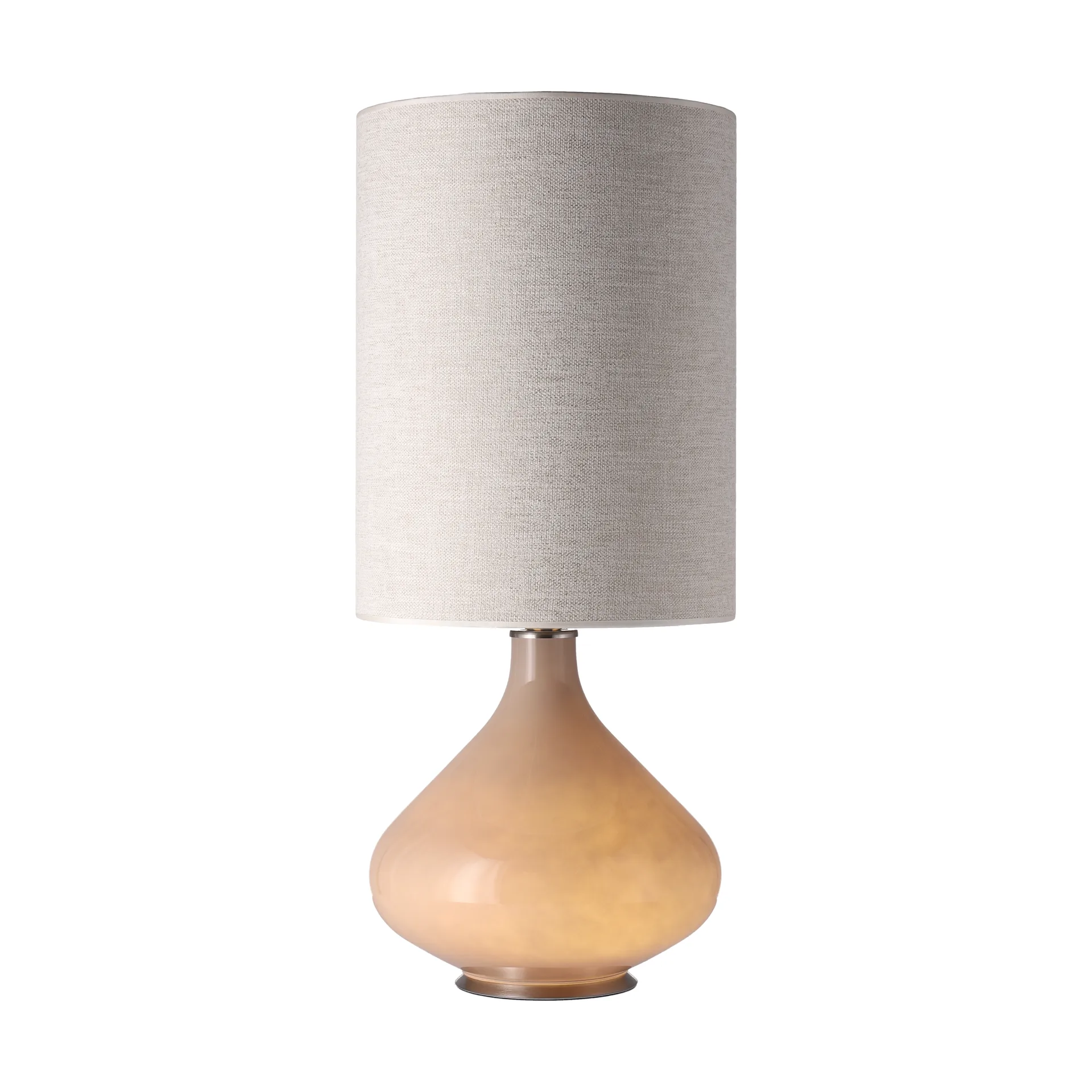 Lampada da tavolo Flavia con base beige, London Beige L Flavia Lamps