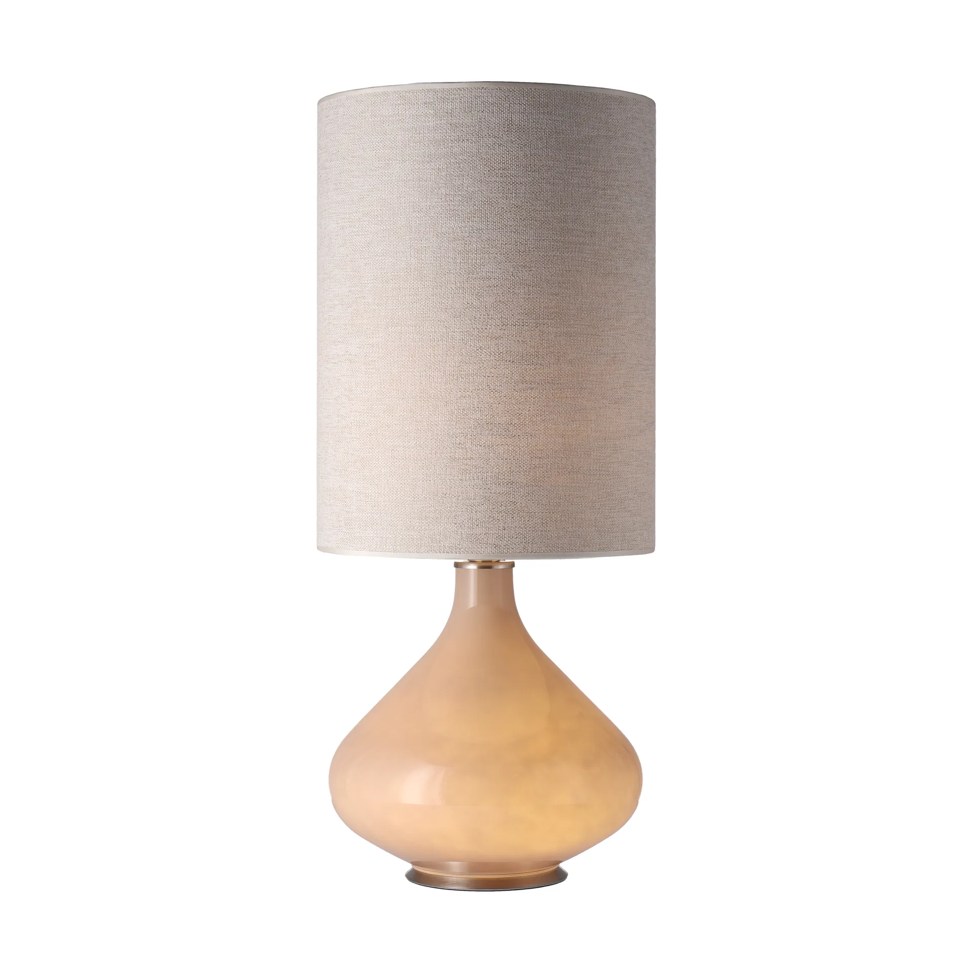 Lampada da tavolo Flavia con base beige, London Beige L Flavia Lamps
