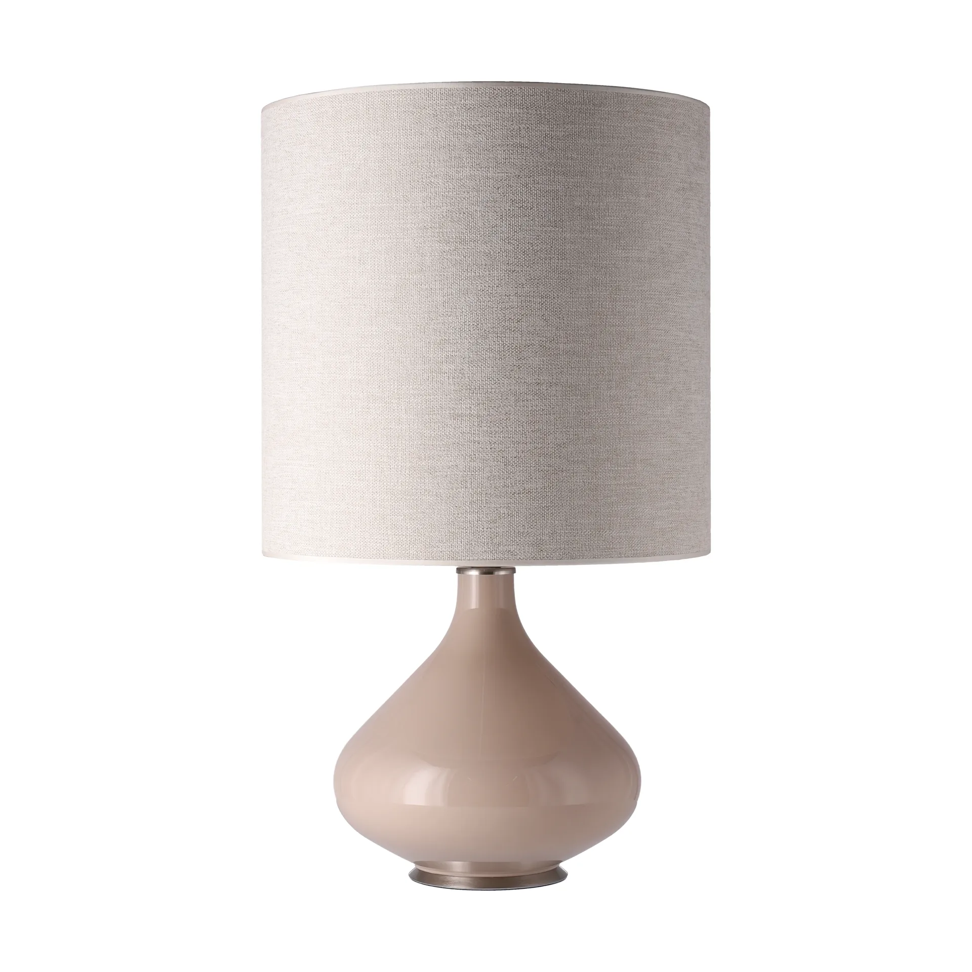 Lampada da tavolo Flavia con base beige, London Beige M Flavia Lamps