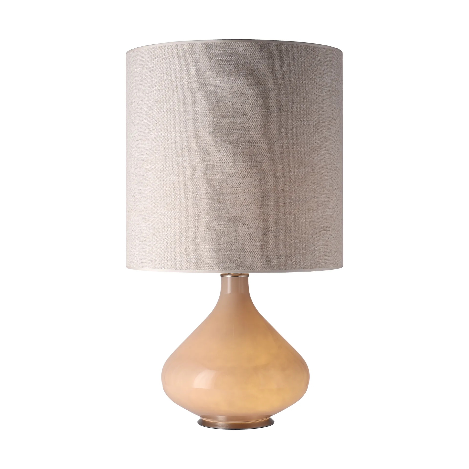 Lampada da tavolo Flavia con base beige, London Beige M Flavia Lamps