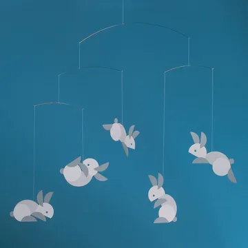 Giostrina Circular bunnies - multicolore - Flensted Mobiles