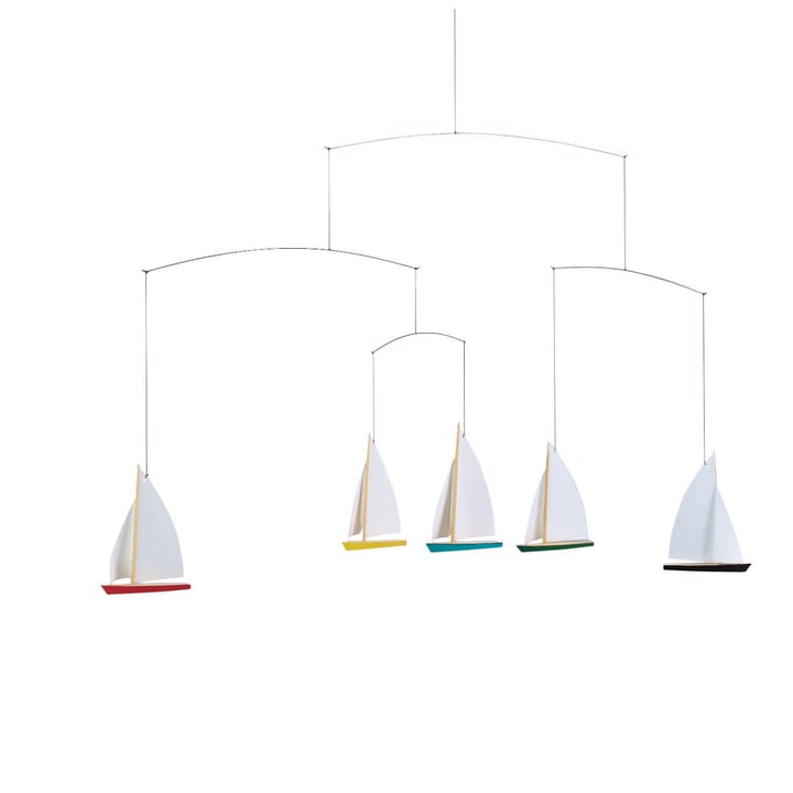 Giostrina Dinghy Regatta 5  - multicolore - Flensted Mobiles