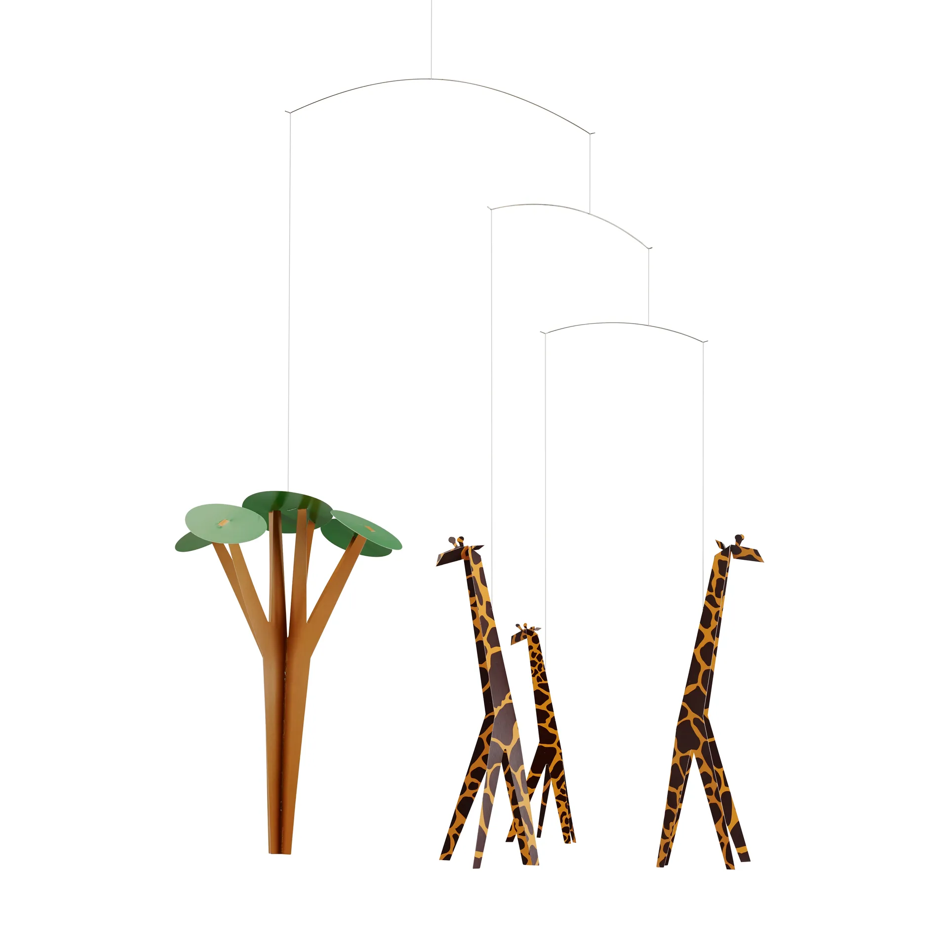 Giostrina Giraffes on the Savannah, multicolore Flensted Mobiles