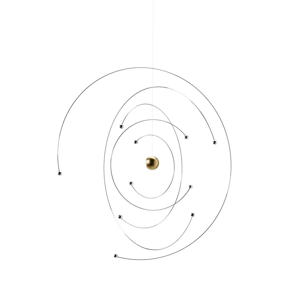 Giostrina Niels Bohr Atom Model, multicolore Flensted Mobiles
