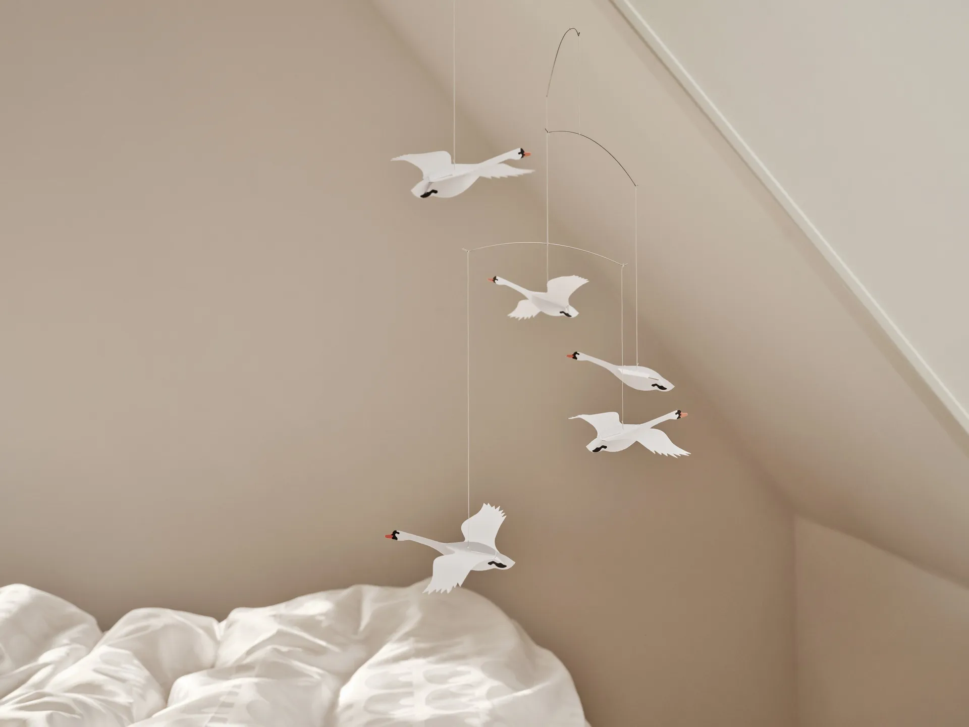 Giostrina Scandinavian swan, multicolore Flensted Mobiles