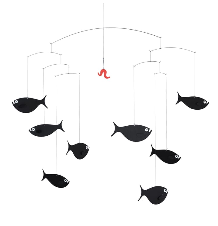 Giostrina Shoal of fish - nero - Flensted Mobiles
