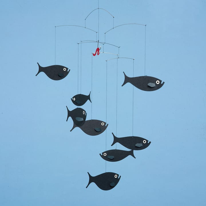 Giostrina Shoal of fish - nero - Flensted Mobiles
