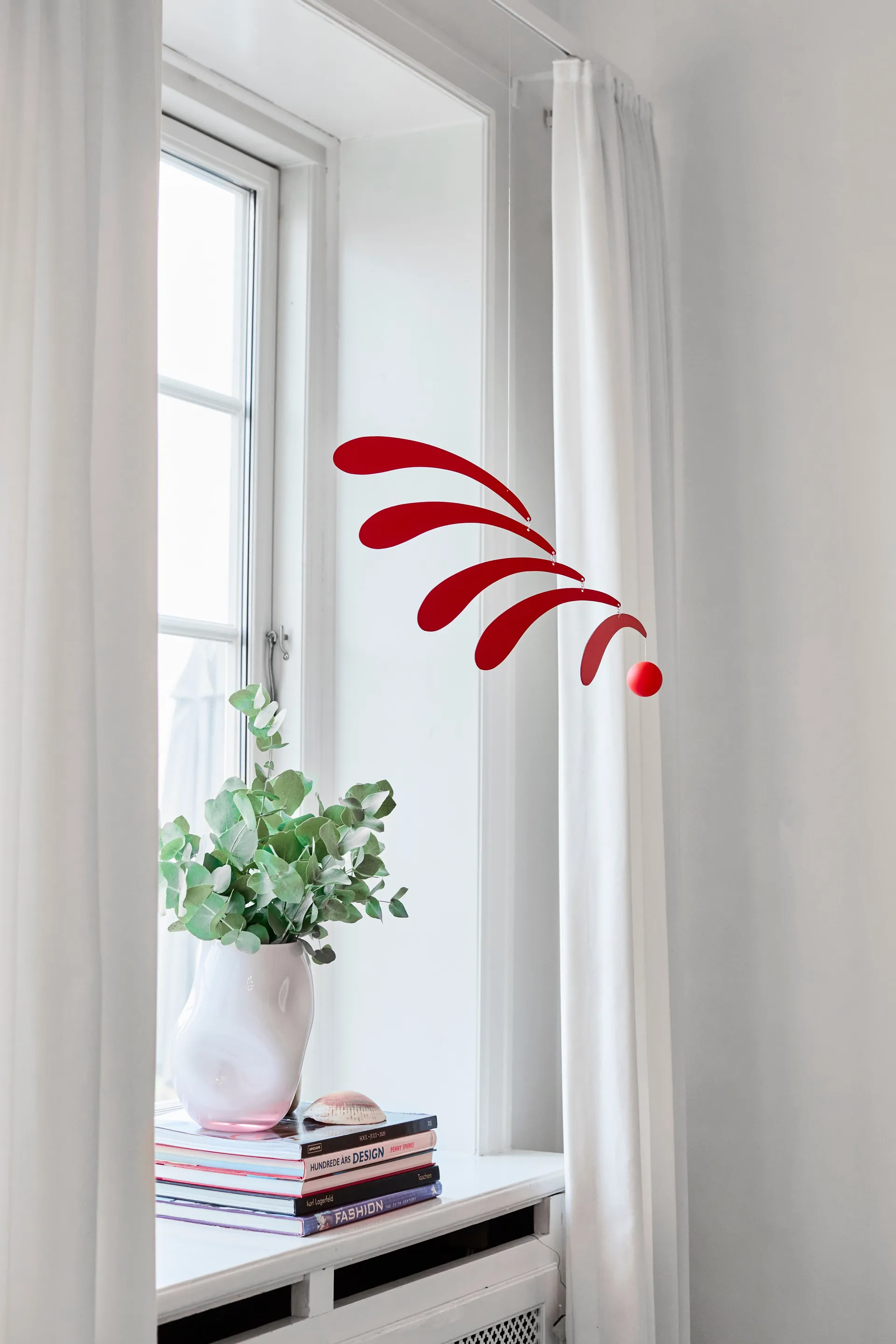 Giostrina The Flowing Rythm , rosso Flensted Mobiles