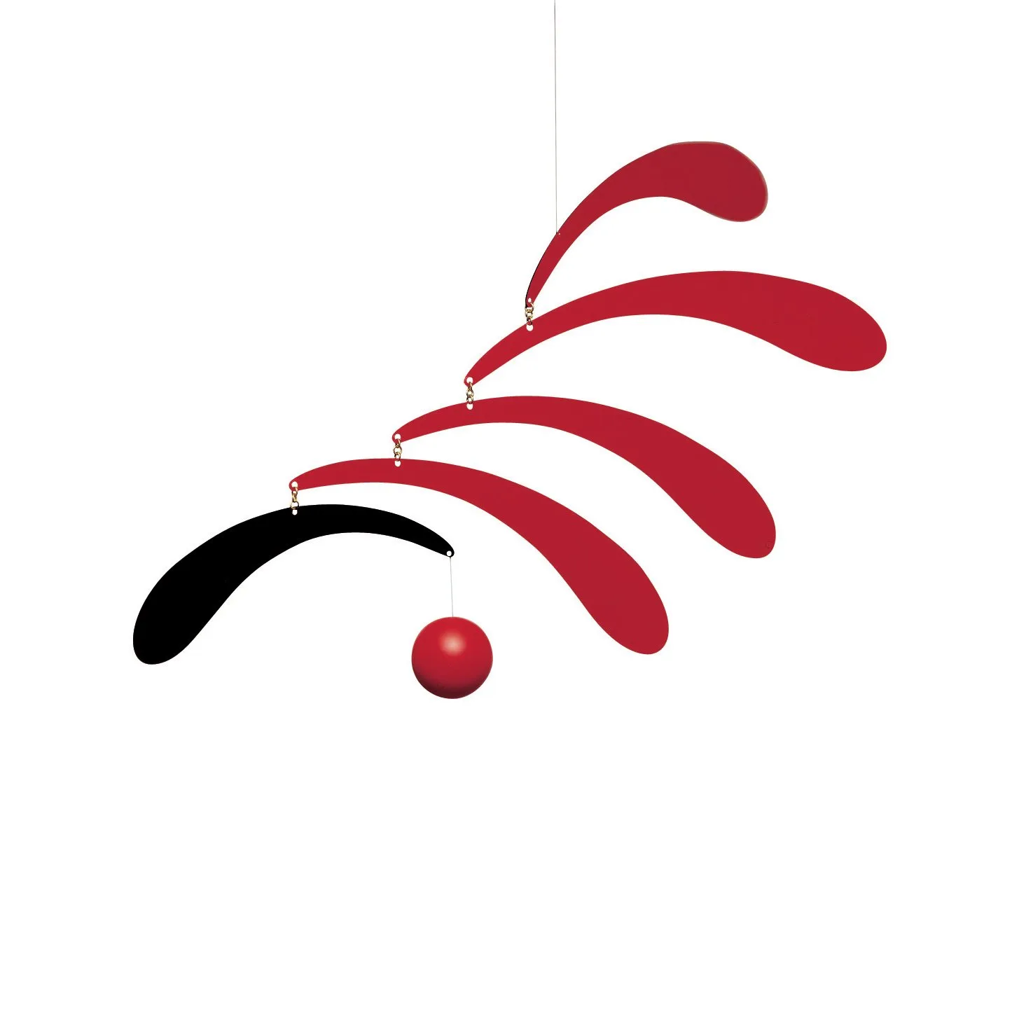 Giostrina The Flowing Rythm , rosso Flensted Mobiles