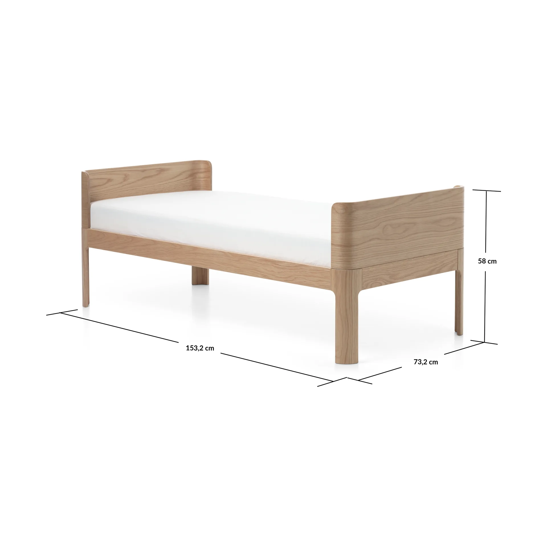 Letto junior Nova, Rovere FLEXA
