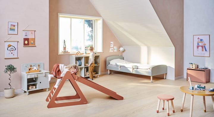 Scivolo con torre da gioco Play, Rosa FLEXA
