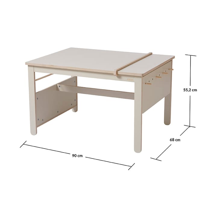 Scrivania Play creative 68x90 cm, Grigio FLEXA