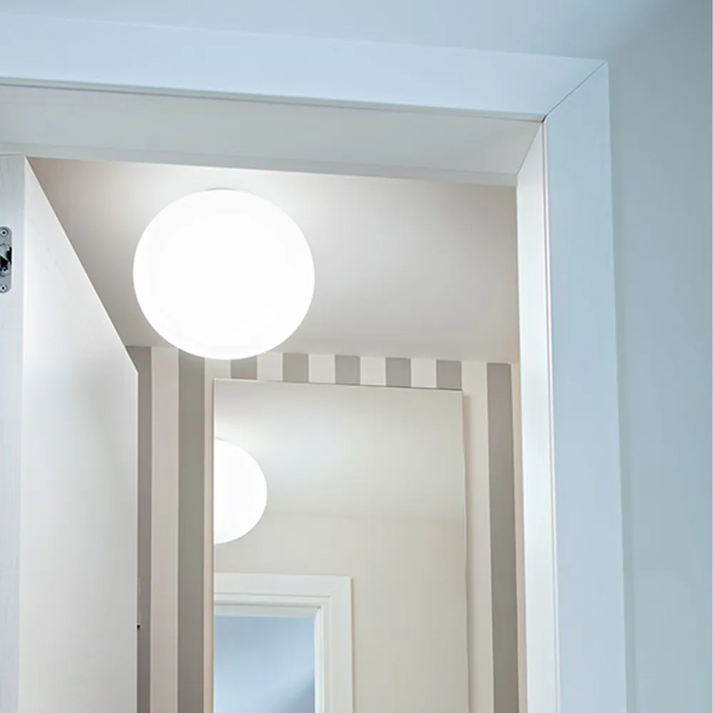 Glo-Ball C1 lampada da parete e soffitto, Bianco Flos