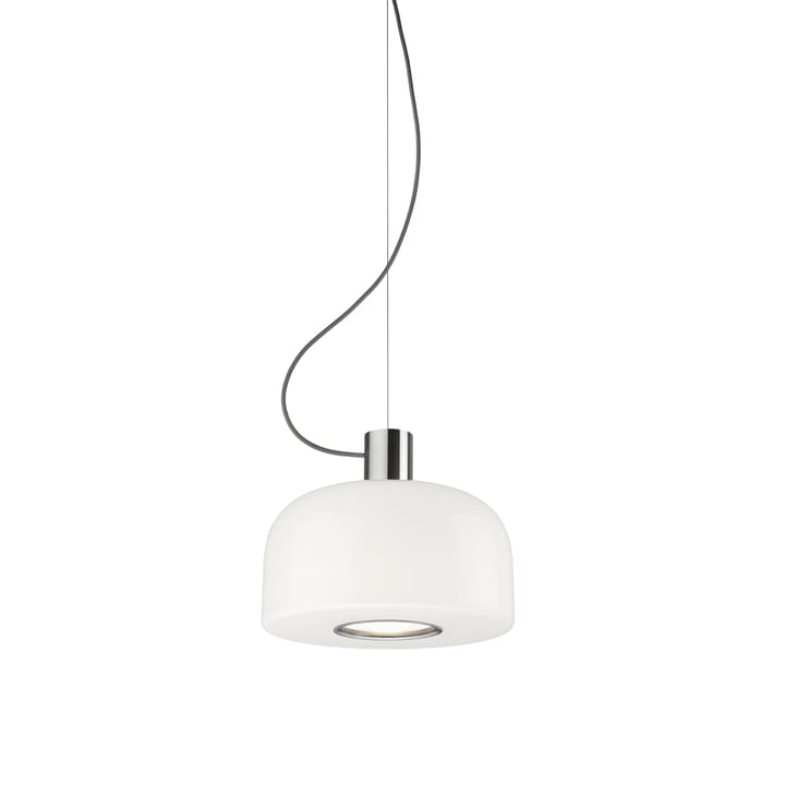 Lampada a sospensione Bellhop Glass S1, Bright aluminum Flos