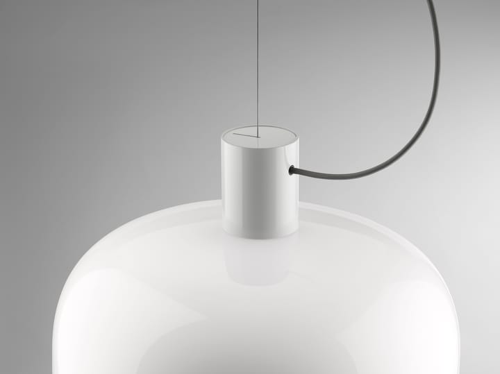Lampada a sospensione Bellhop Glass S2, White Flos