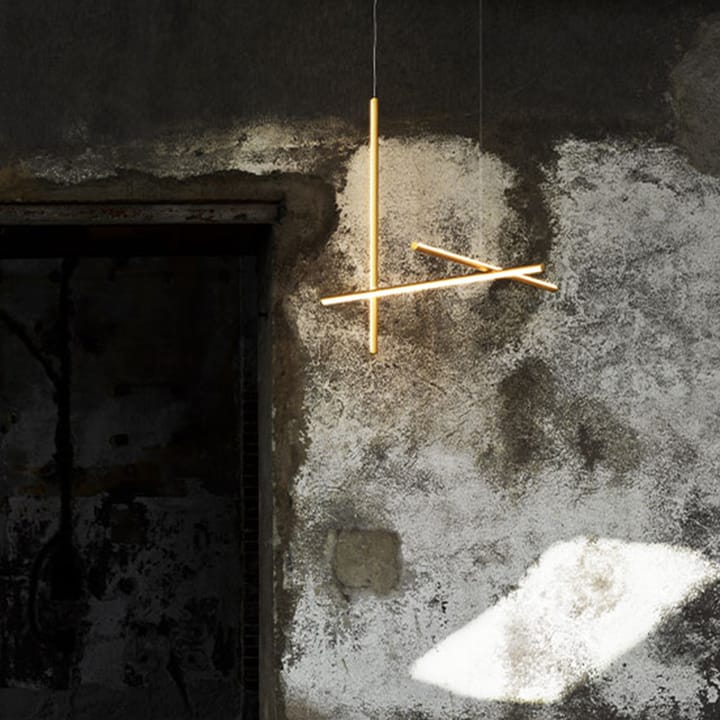 Lampada a sospensione Coordinates S1, Ottone Flos