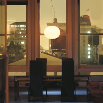 Lampada a sospensione Glo-ball S2 - Vetro opale bianco - Flos