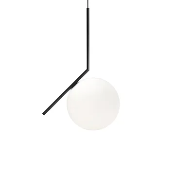 Lampada a sospensione IC lights S2 - Nero-opale - Flos