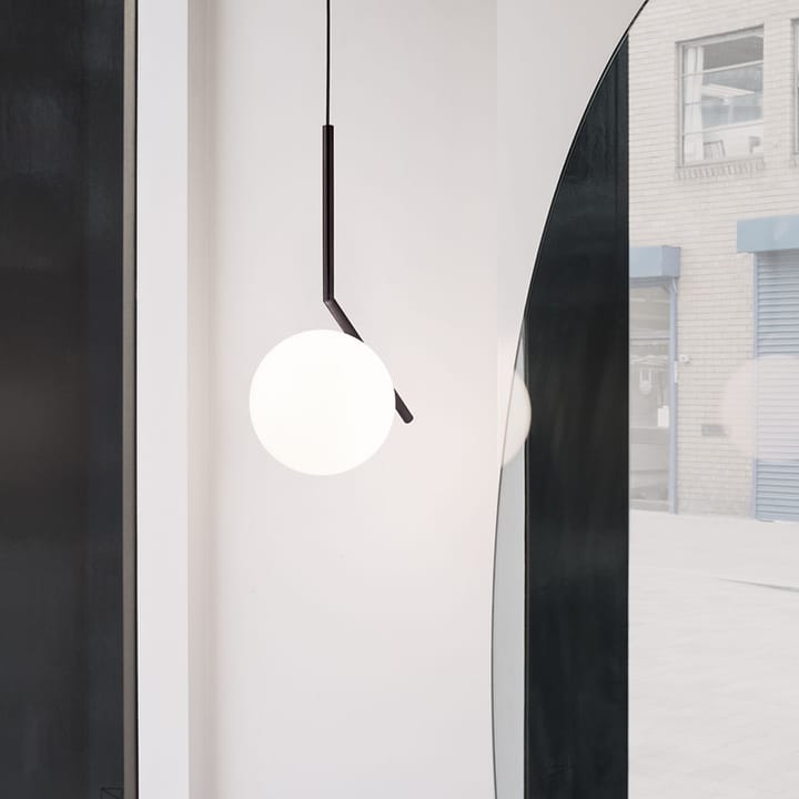 Lampada a sospensione IC lights S2, Nero-opale Flos