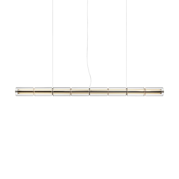 Lampada a sospensione Luce Cilindrica S1 165,6 cm, Glass Flos