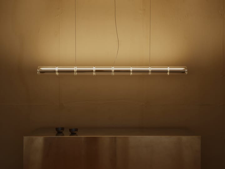 Lampada a sospensione Luce Cilindrica S1 165,6 cm, Glass Flos