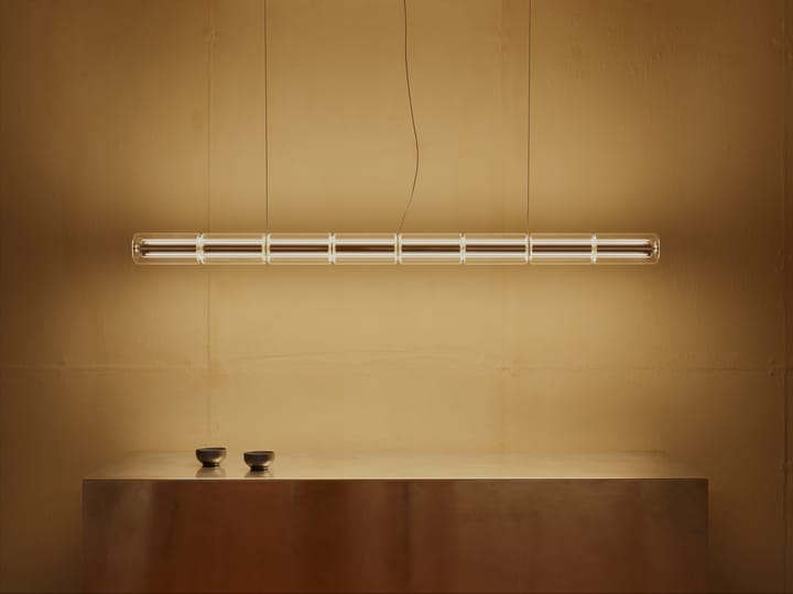 Lampada a sospensione Luce Cilindrica S1 165,6 cm, Glass Flos