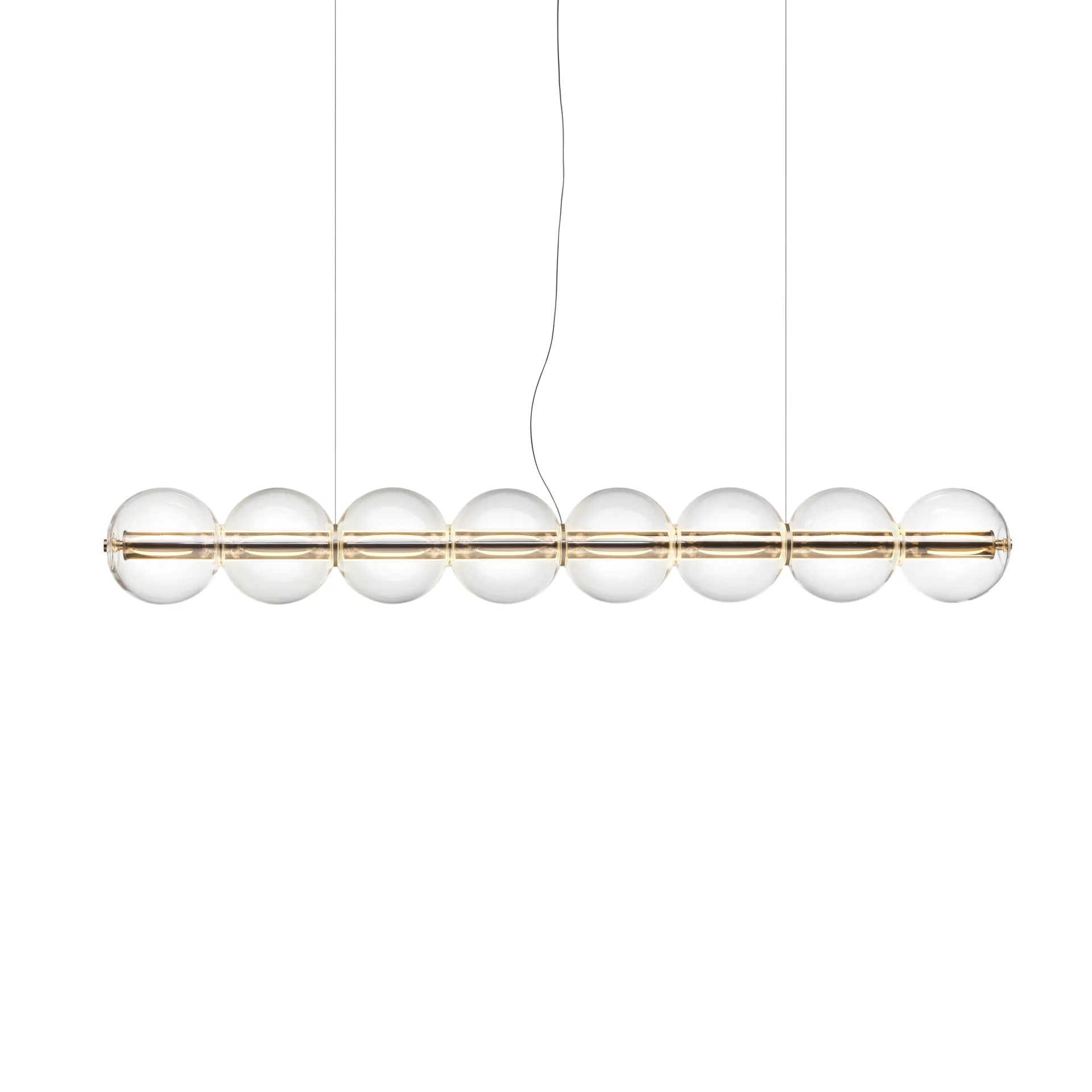 Lampada a sospensione Luce Sferica S1 165,6 cm, Glass Flos
