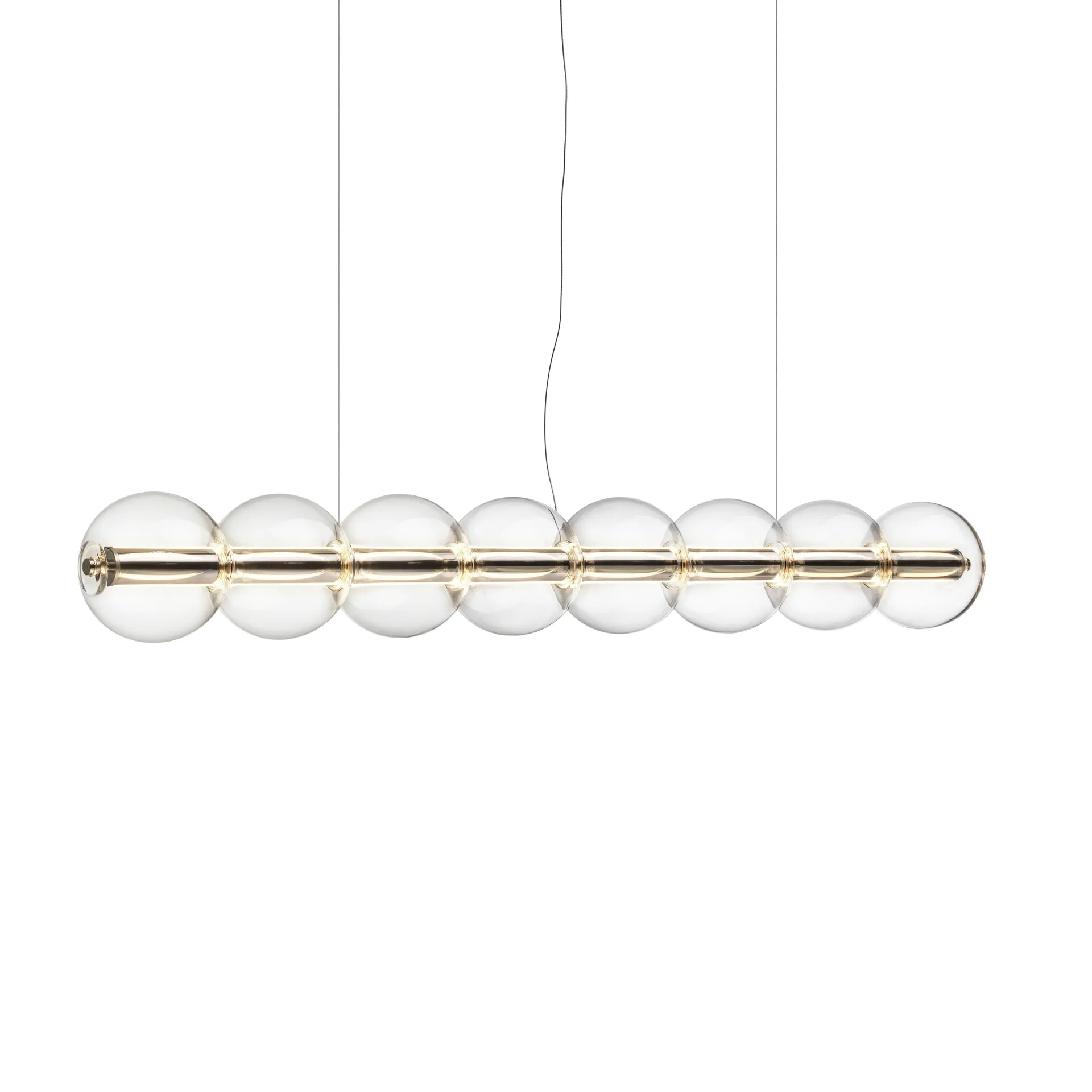 Lampada a sospensione Luce Sferica S1 165,6 cm, Glass Flos