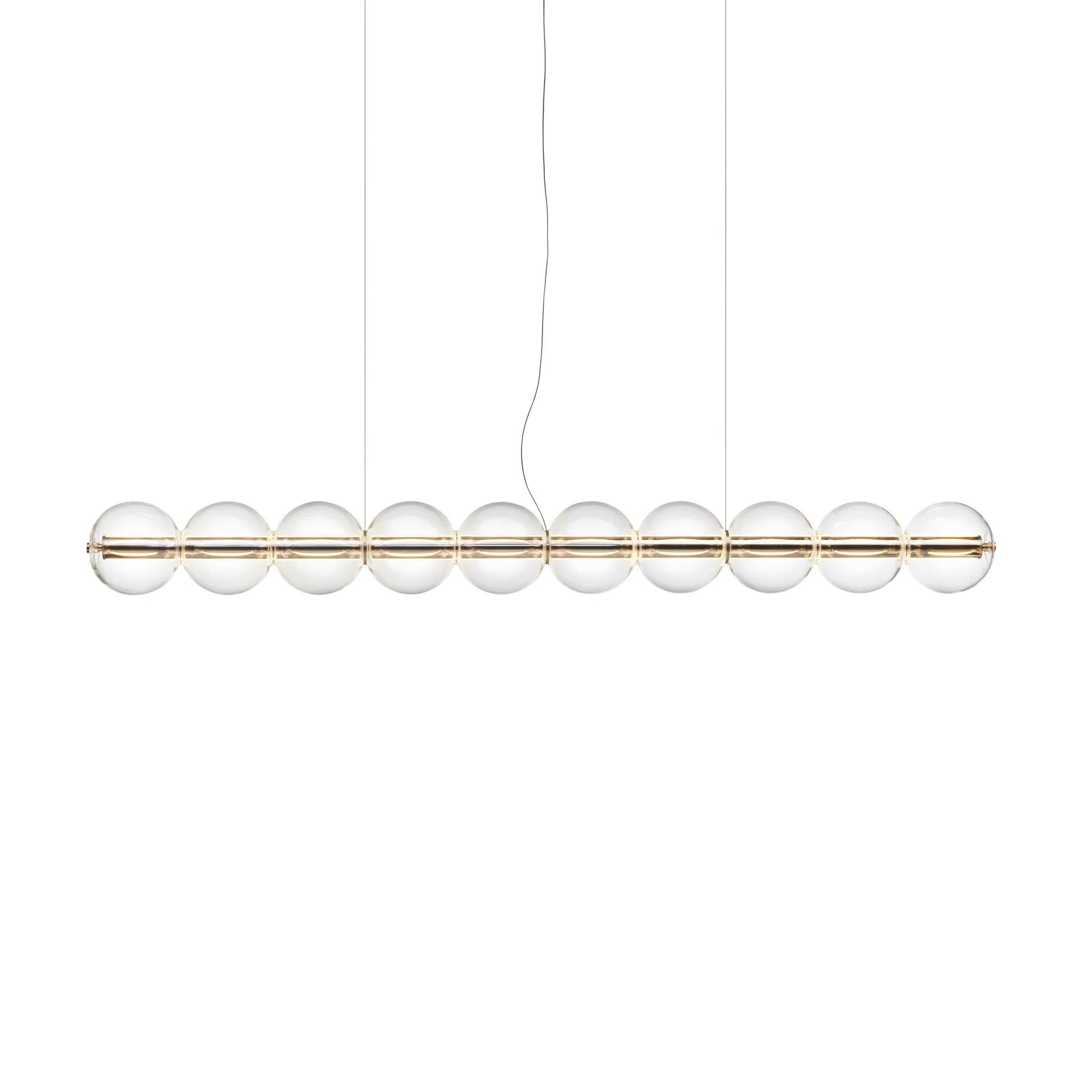 Lampada a sospensione Luce Sferica S2 207,2 cm, Glass Flos