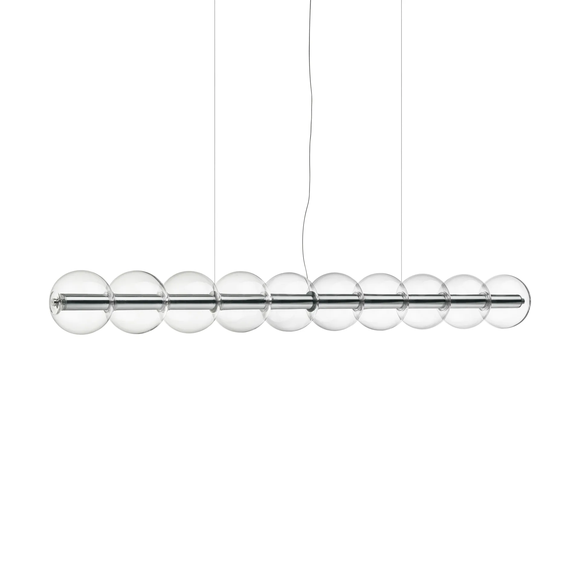 Lampada a sospensione Luce Sferica S2 207,2 cm, Glass Flos