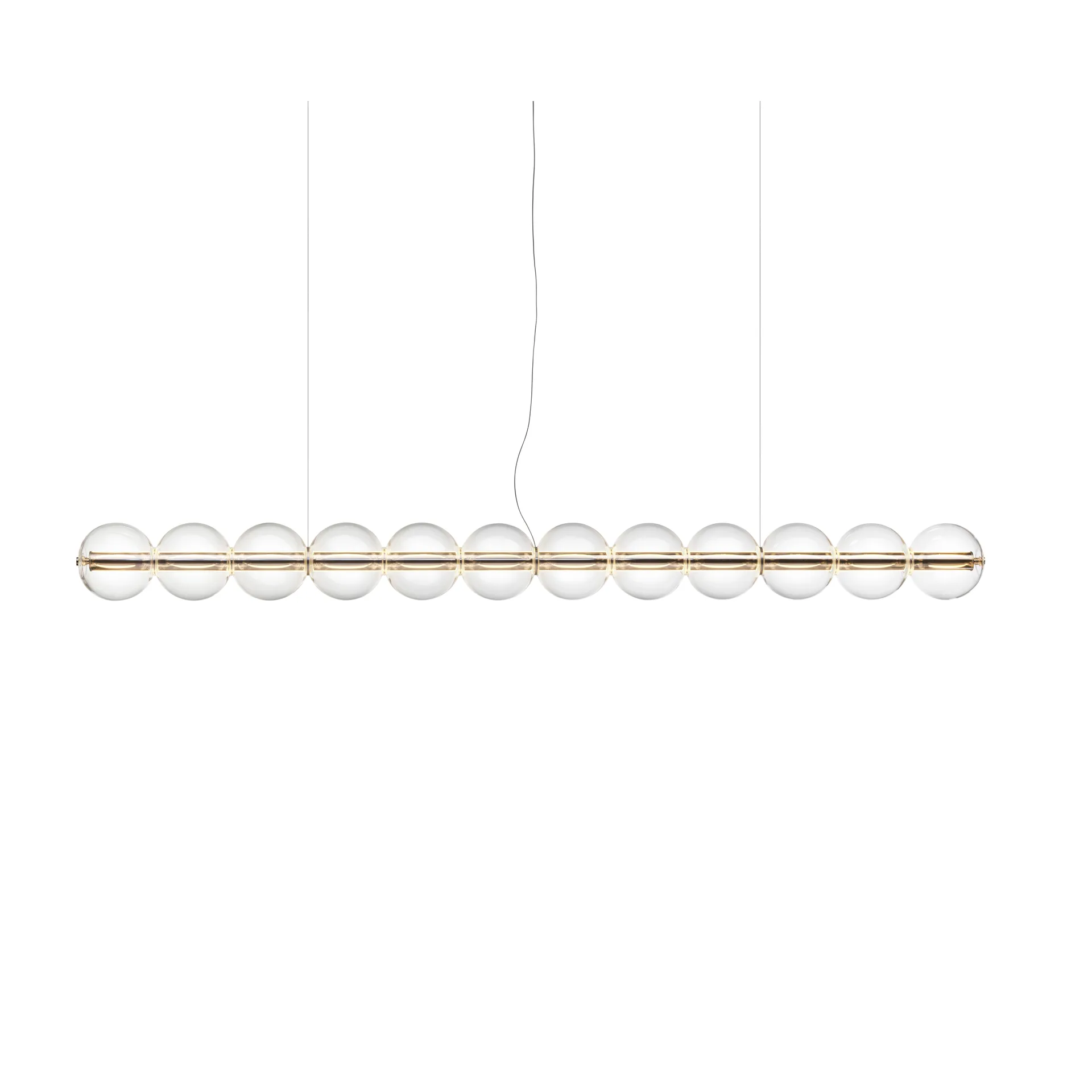 Lampada a sospensione Luce Sferica S3 248,8 cm, Glass Flos