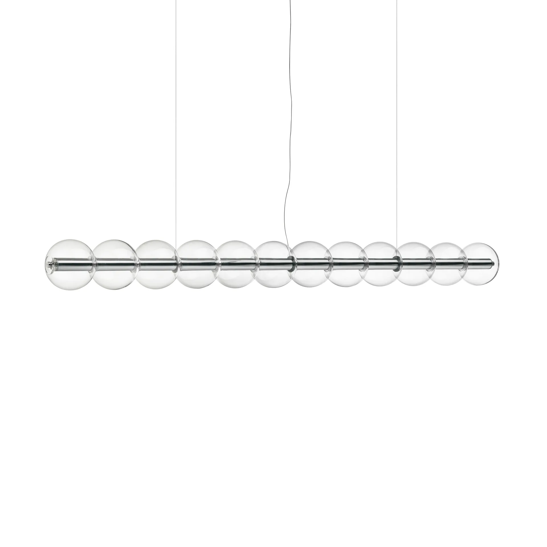 Lampada a sospensione Luce Sferica S3 248,8 cm, Glass Flos