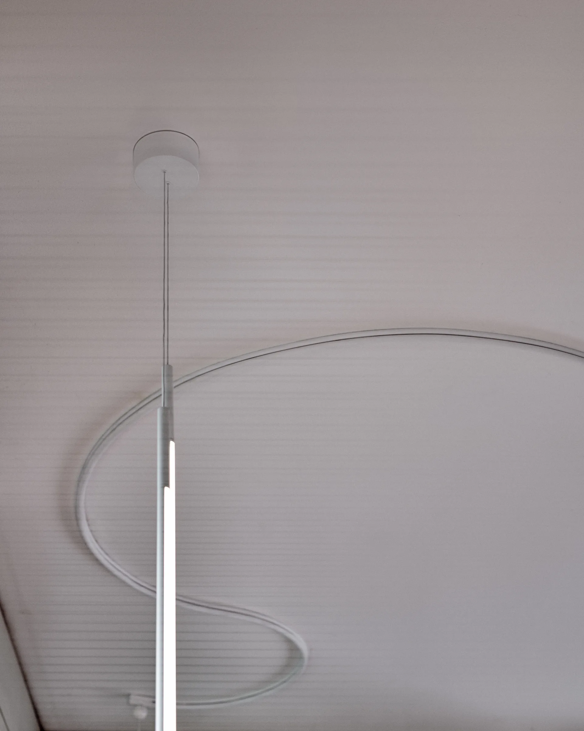 Lampada a sospensione My Lines, Matte white Flos