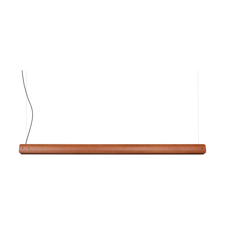 Lampada a sospensione Seki-han 212,5 cm, Heat treatened ash-black metal Flos
