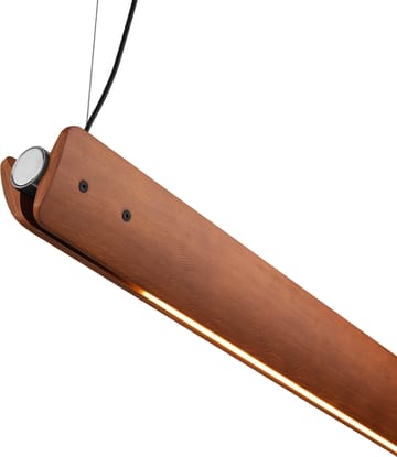 Lampada a sospensione Seki-han 212,5 cm - Heat treatened ash-black metal - Flos