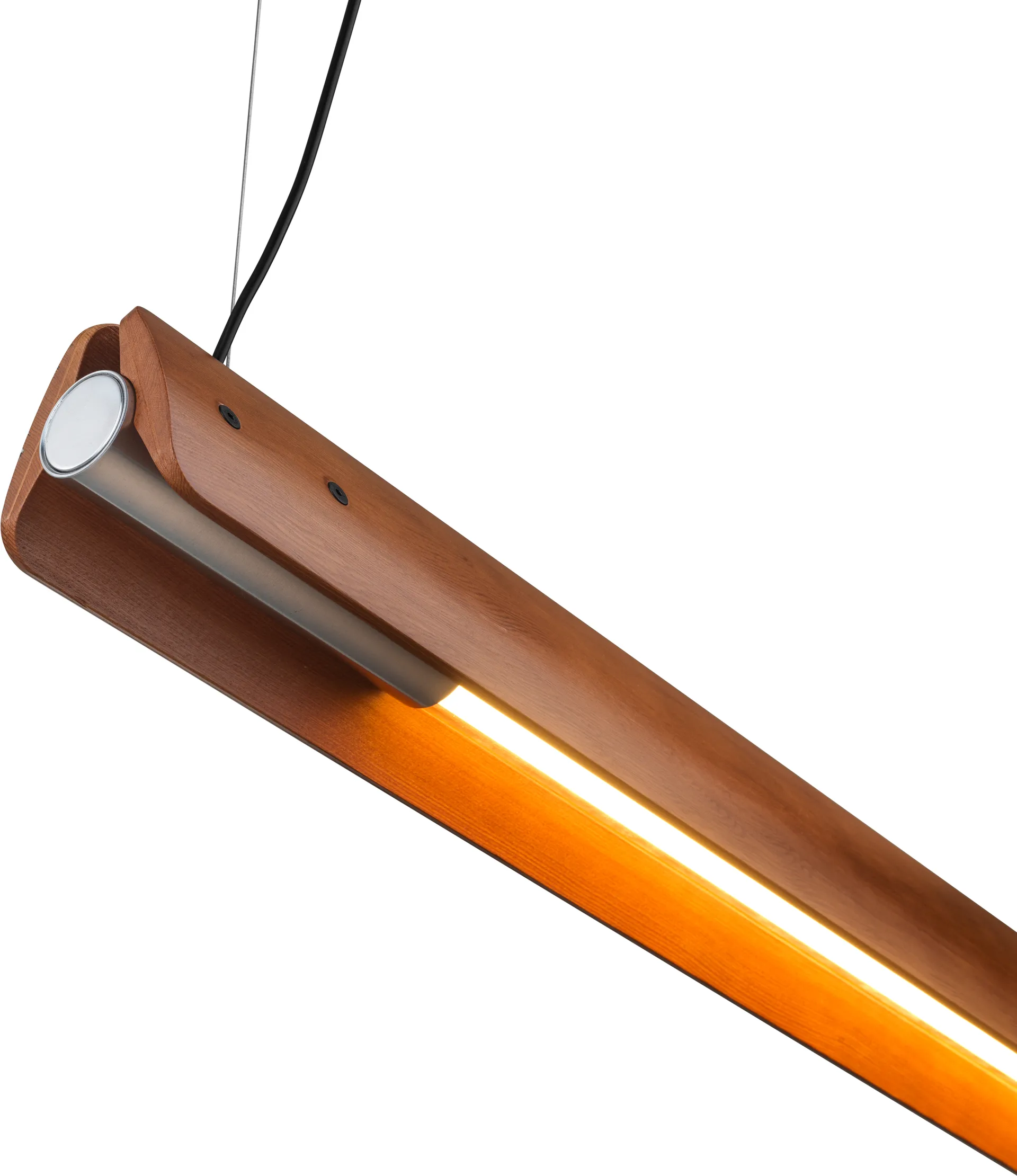 Lampada a sospensione Seki-han 212,5 cm, Heat treatened ash-black metal Flos