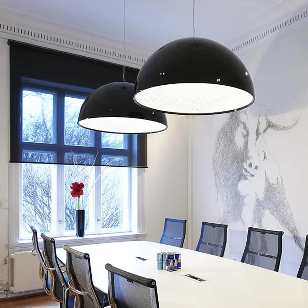 Lampada a sospensione Skygarden 1, Bianco lucido Flos