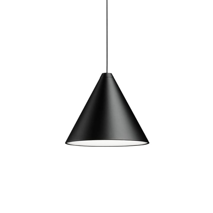 Lampada a sospensione String Light Cone - Nero, cavo 22 m - Flos
