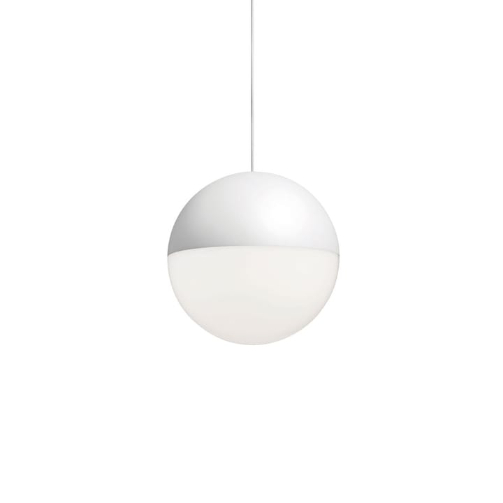 Lampada a sospensione String Light Sphere - Bianco, cavo 12 m - Flos