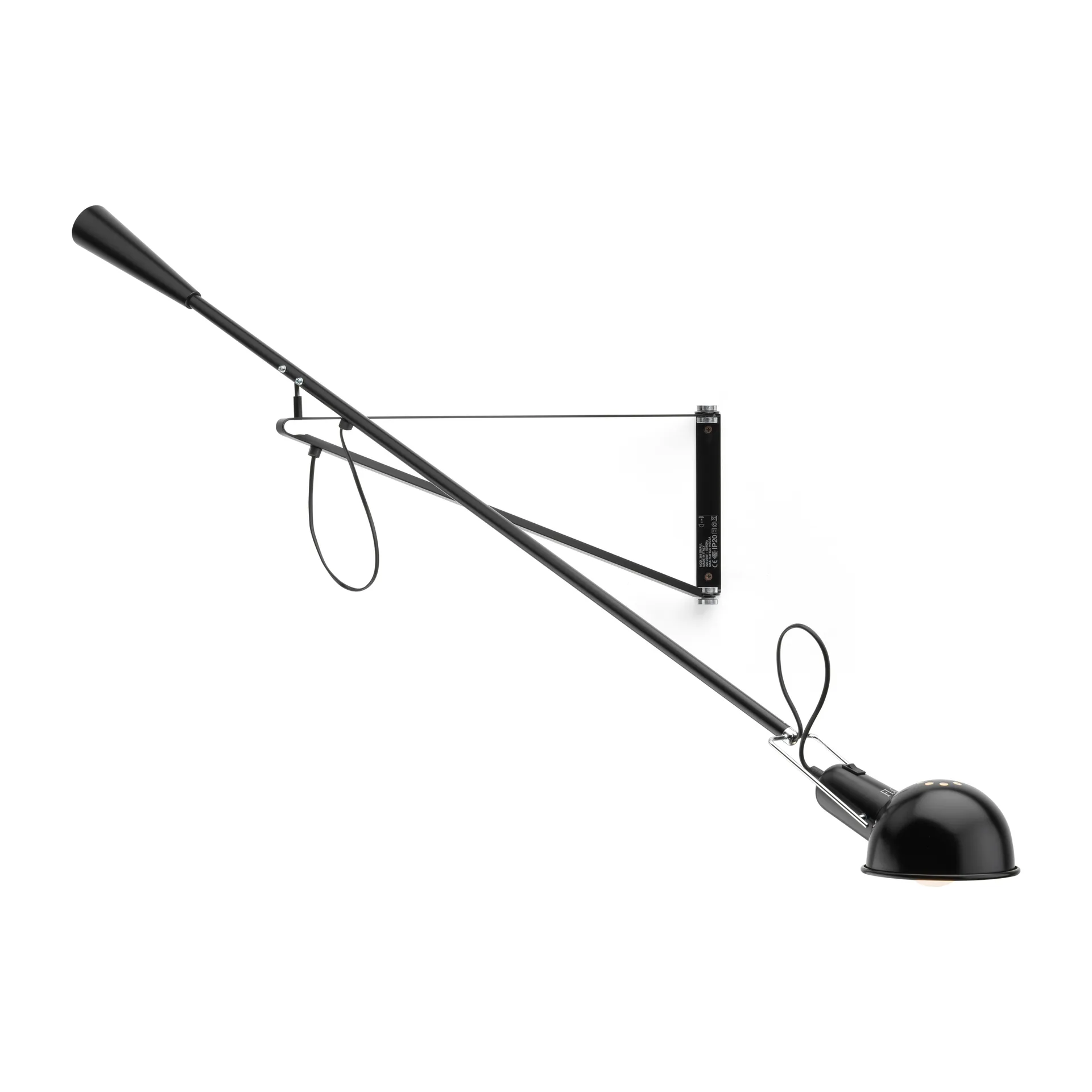 Lampada da parete 265 Small, Black Flos